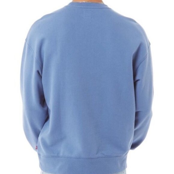 Levi's mens' graphic relaxed sweatshirt in sunset blue size medium - Picture 3 of 11